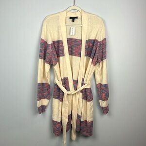 Lane Bryant NWT 18/20 belted striped longline sweater